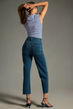 Le Jean Amelia High-Rise Crop Straight-Leg Jeans -Fashion Clothing Shop 4122929230004 091 b3