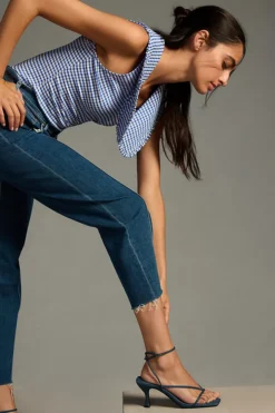 Le Jean Amelia High-Rise Crop Straight-Leg Jeans -Fashion Clothing Shop 4122929230004 091 b4