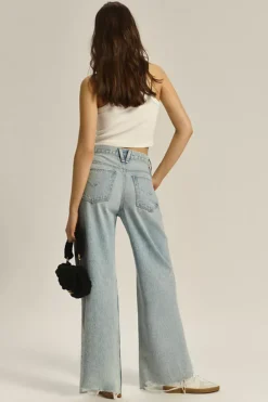 Hudson James High-Rise Wide-Leg Jeans -Fashion Clothing Shop 4122930460063 092 b4