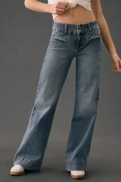 Fidelity Denim Aloe Mid-Rise Flare Jeans -Fashion Clothing Shop 4122933760051 093 b3