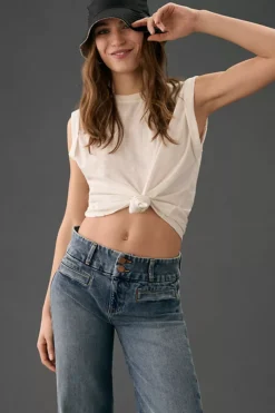 Fidelity Denim Aloe Mid-Rise Flare Jeans -Fashion Clothing Shop 4122933760051 093 b5