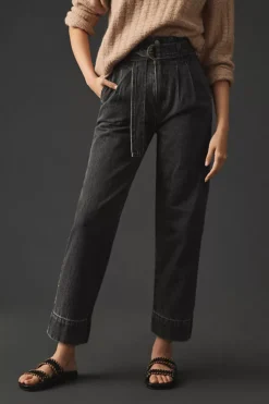 Joie Montgomery Tie-Waist Jeans -Fashion Clothing Shop 4122936210015 003 b2