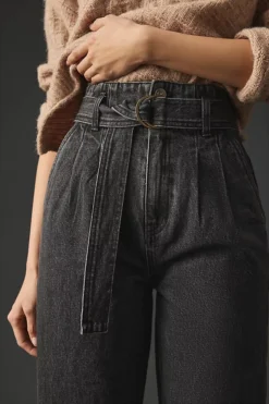 Joie Montgomery Tie-Waist Jeans -Fashion Clothing Shop 4122936210015 003 b4