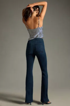 Pilcro Clean High-Rise Flare Jeans -Fashion Clothing Shop 4122951690003 091 b4