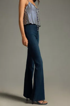 Pilcro Clean High-Rise Flare Jeans -Fashion Clothing Shop 4122951690003 091 b5
