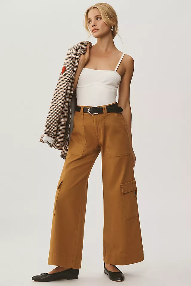Pilcro Mid-Rise Wide-Leg Cargo Pants 3 Pilcro Mid-Rise Wide-Leg Cargo Pants