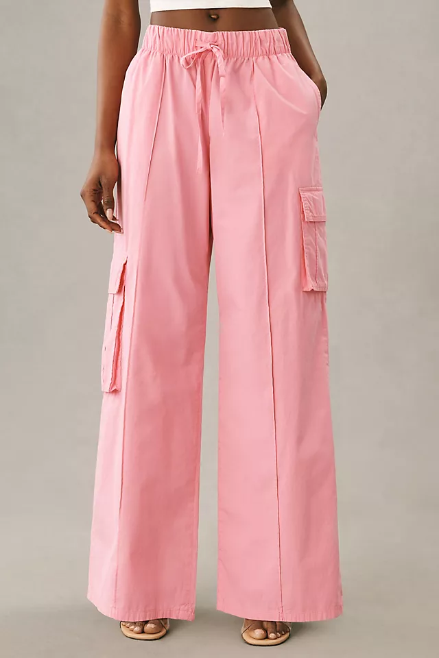 By Anthropologie Drawstring Wide-Leg Parachute Pants 4 By Anthropologie Drawstring Wide-Leg Parachute Pants - Image 2