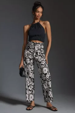The Colette Cropped Wide-Leg Pants By Maeve