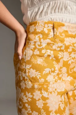 The Colette Cropped Wide-Leg Linen Pants By Maeve -Fashion Clothing Shop 4123650590242 074 c4