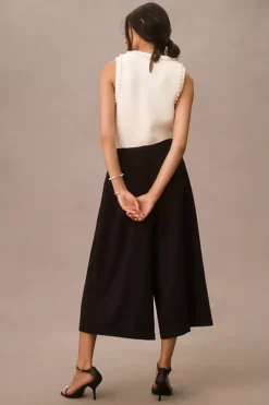 Maeve Tie-Waist Culottes -Fashion Clothing Shop 4123650590289 001 b3