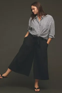Maeve Tie-Waist Culottes -Fashion Clothing Shop 4123650590289 001 c