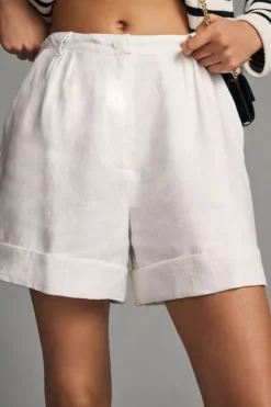 Faithfull The Brand Faithfull Les Deux Linen Shorts -Fashion Clothing Shop 4125099510034 010 b2