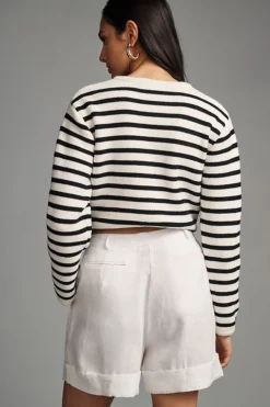 Faithfull The Brand Faithfull Les Deux Linen Shorts -Fashion Clothing Shop 4125099510034 010 b3