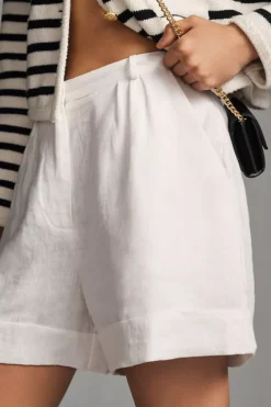 Faithfull The Brand Faithfull Les Deux Linen Shorts -Fashion Clothing Shop 4125099510034 010 b5