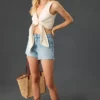 Unpublished Laine Denim Shorts -Fashion Clothing Shop 4125256560004 106 b
