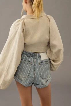 One Teaspoon Le Stripe Hunters Relaxed Shorts -Fashion Clothing Shop 4125912470002 049 b3