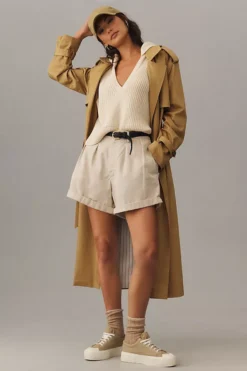 Denimist Blair Double-Pleated Shorts -Fashion Clothing Shop 4125915450001 011 b3