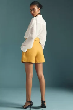 Aureta Studio Rosalie Linen Shorts -Fashion Clothing Shop 4125928210003 071 b3