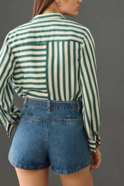 Frame Le Belted Trouser Shorts -Fashion Clothing Shop 4125941520007 093 b4