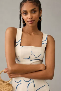 Corey Lynn Calter Printed Square-Neck Dress -Fashion Clothing Shop 4130024090126 011 b3