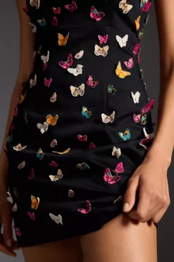 Maeve 3-D Butterfly Spaghetti-Strap Dress -Fashion Clothing Shop 4130089540090 001 b3