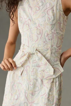 Shoshanna Embroidered Denim Dress 7 Shoshanna Embroidered Denim Dress -Fashion Clothing Shop 4130097530265 011 b3