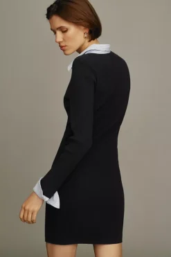 By Anthropologie Ribbed Polo Dress -Fashion Clothing Shop 4130326950018 041 b3