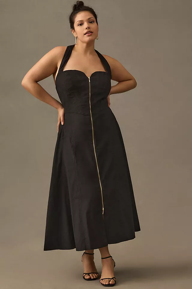 By Anthropologie Zip-Front Corset Dress 7 By Anthropologie Zip-Front Corset Dress - Image 5