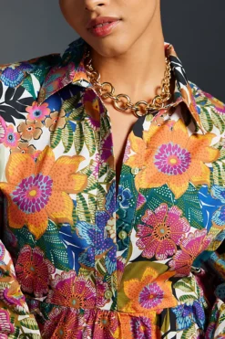 The Bettina Tiered Shirt Dress By Maeve -Fashion Clothing Shop 4130647160153 089 c2