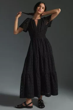 The Somerset Maxi Dress: Eyelet Edition -Fashion Clothing Shop 4130647160185 001 b4