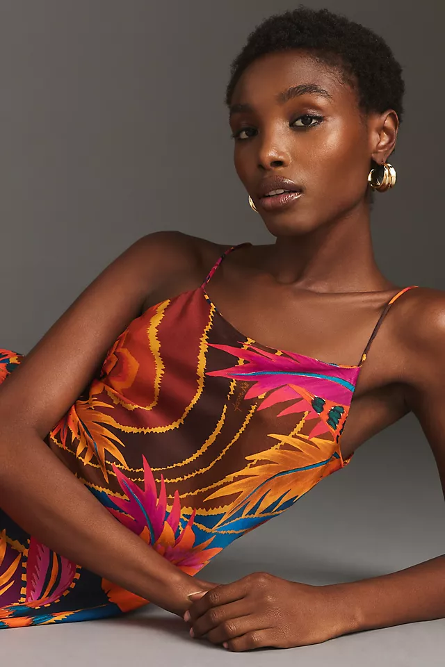 Farm Rio Bare Pop Floral Slim Maxi Dress 5 Farm Rio Bare Pop Floral Slim Maxi Dress - Image 3