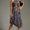 By Anthropologie Silk Halter Midi Dress -Fashion Clothing Shop 4130916210036 049 b
