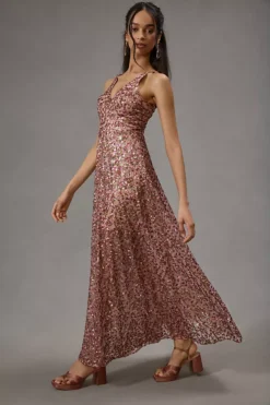 Dress The Population Ariyah Floral Sequin Dress -Fashion Clothing Shop 4130943890047 067 b4
