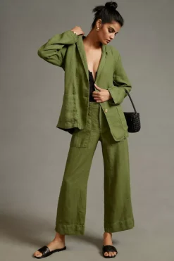 Velvet By Graham & Spencer Cassie Linen Blazer 9 Velvet By Graham & Spencer Cassie Linen Blazer -Fashion Clothing Shop 4139074060038 031 b4