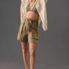 MOTHER The Chute Paperbag Shorts -Fashion Clothing Shop 4139261180049 031 b