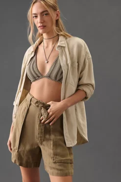 MOTHER The Chute Paperbag Shorts 9 MOTHER The Chute Paperbag Shorts -Fashion Clothing Shop 4139261180049 031 b3