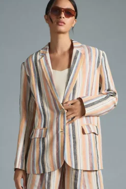 Stella Nova Molly Linen Blazer -Fashion Clothing Shop 4139573040034 015 b3