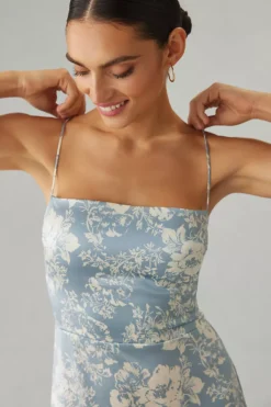 Reformation Frankie Silk Dress -Fashion Clothing Shop 4139952400107 053 b3