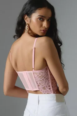 Anthropologie Lace Bustier Bralette -Fashion Clothing Shop 4140263430097 066 b3