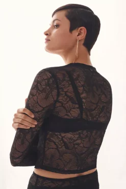 Only Hearts Lace Mushroom Top -Fashion Clothing Shop 4141054990007 001 b4