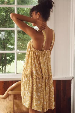 By Anthropologie Ruffle Babydoll Sleep Dress -Fashion Clothing Shop 4141264840080 079 b3