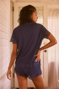 Eberjey Beatrix Shortie Short PJ Set -Fashion Clothing Shop 4141400580247 041 b5