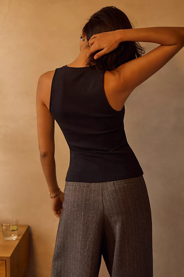 Eberjey Ribbed High-Neck Tank 5 Eberjey Ribbed High-Neck Tank - Image 3
