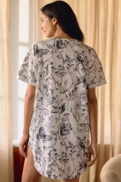 By Anthropologie Oversized Printed Sleep Tee -Fashion Clothing Shop 4141522160024 015 b3