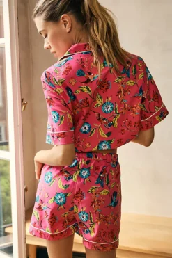 Printfresh Hummingbird Haven Short-Sleeve Sleep Set -Fashion Clothing Shop 4141648640120 266 b4