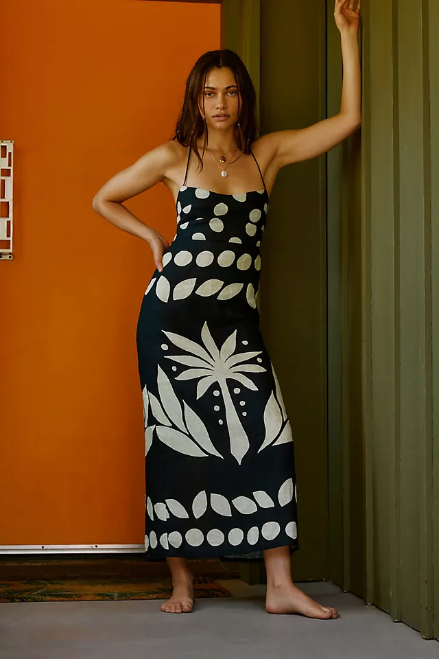 Cala De La Cruz Abrego Open-Back Linen Dress 3 Cala De La Cruz Abrego Open-Back Linen Dress