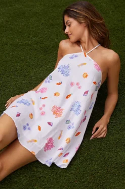 Seafolly Under The Sea Halter Mini Dress