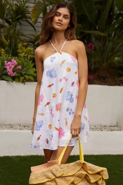 Seafolly Under The Sea Halter Mini Dress -Fashion Clothing Shop 4142309870358 010 b4