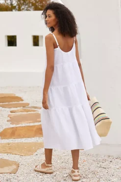 Eberjey Kesia Tiered Linen Dress -Fashion Clothing Shop 4142400580071 010 b3