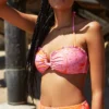 Farm Rio Ruffled Bandeau Bikini Top -Fashion Clothing Shop 4142638280094 084 b